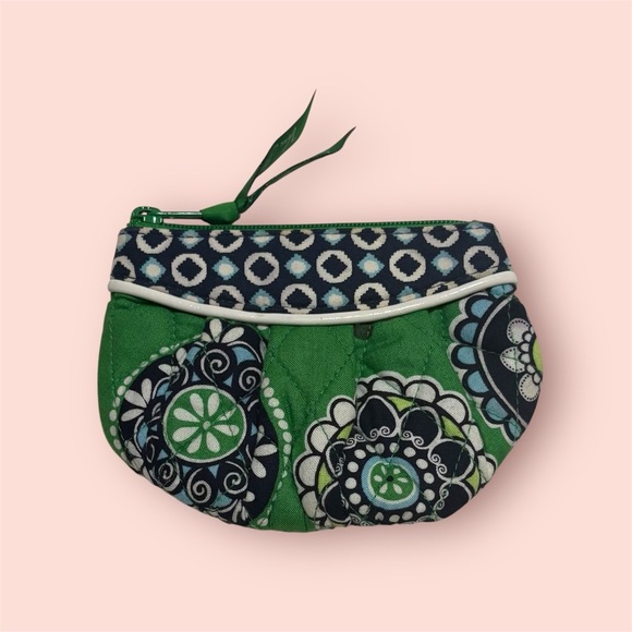 Vera Bradley Handbags - Vera Bradley Green Patterned Coin Purse
